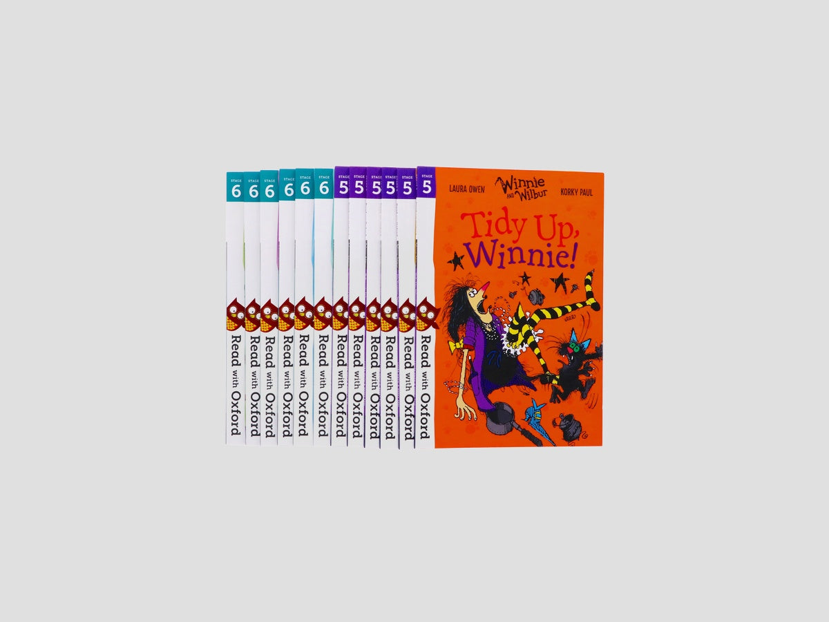 Read With Oxford: Winnie and Wilbur (Stage 5 & 6) 12 Books Collection by Oxford University Press; 9780192786890