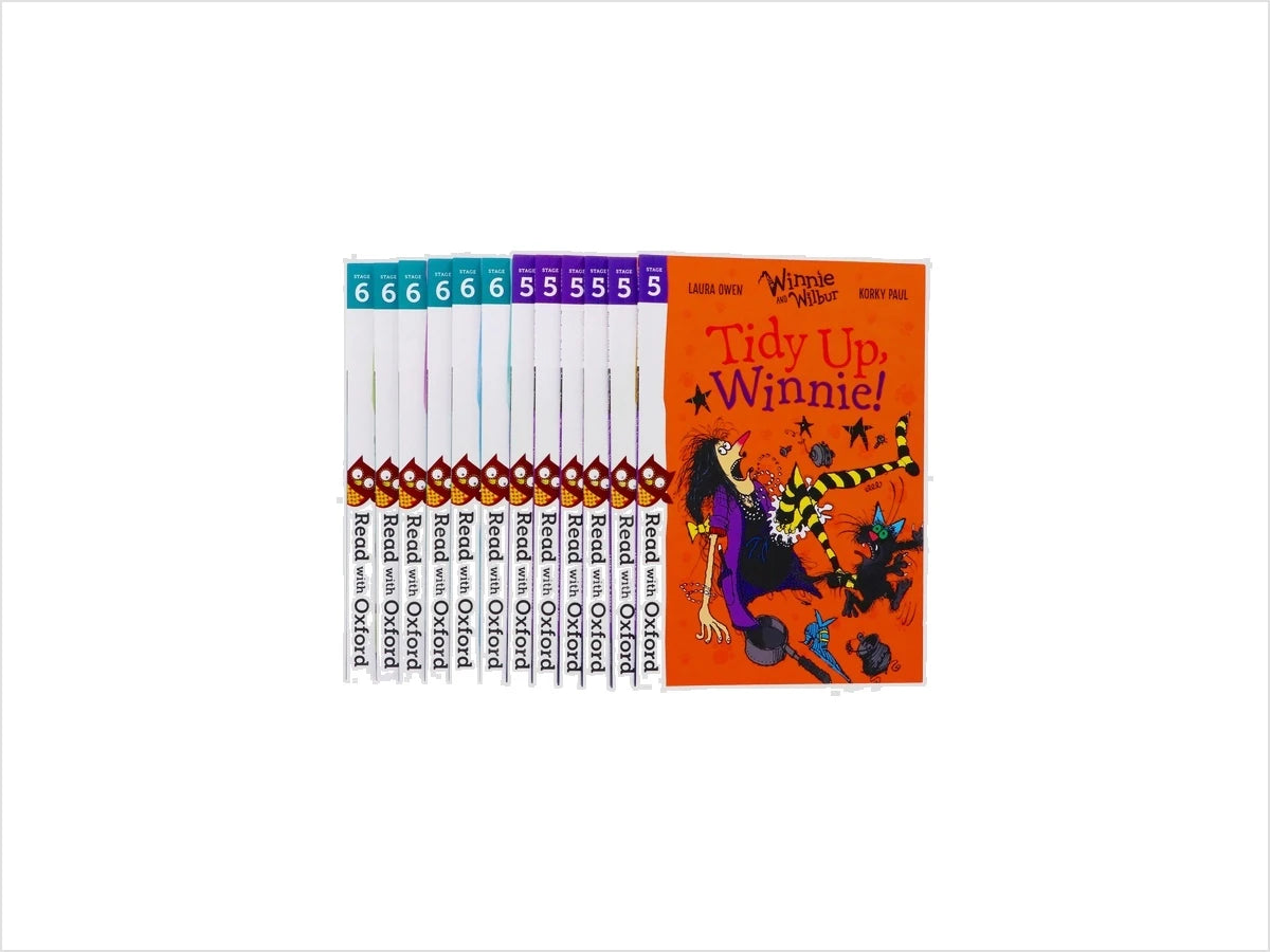 Read With Oxford: Winnie and Wilbur (Stage 5 & 6) 12 Books Collection