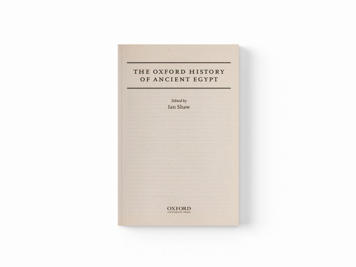 The Oxford History of Ancient Egypt; 9780192804587