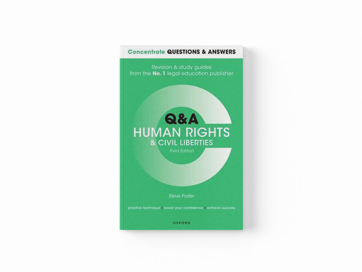 Concentrate Questions and Answers Human Rights and Civil Liberties by Dr Steve  Foster; 9780192897213