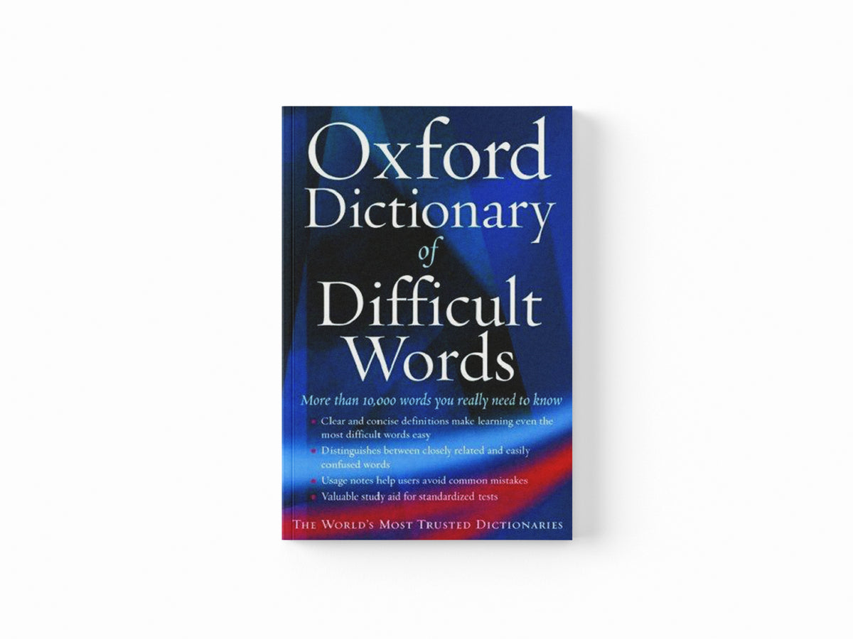 The Oxford Dictionary of Difficult Words; 9780195173284