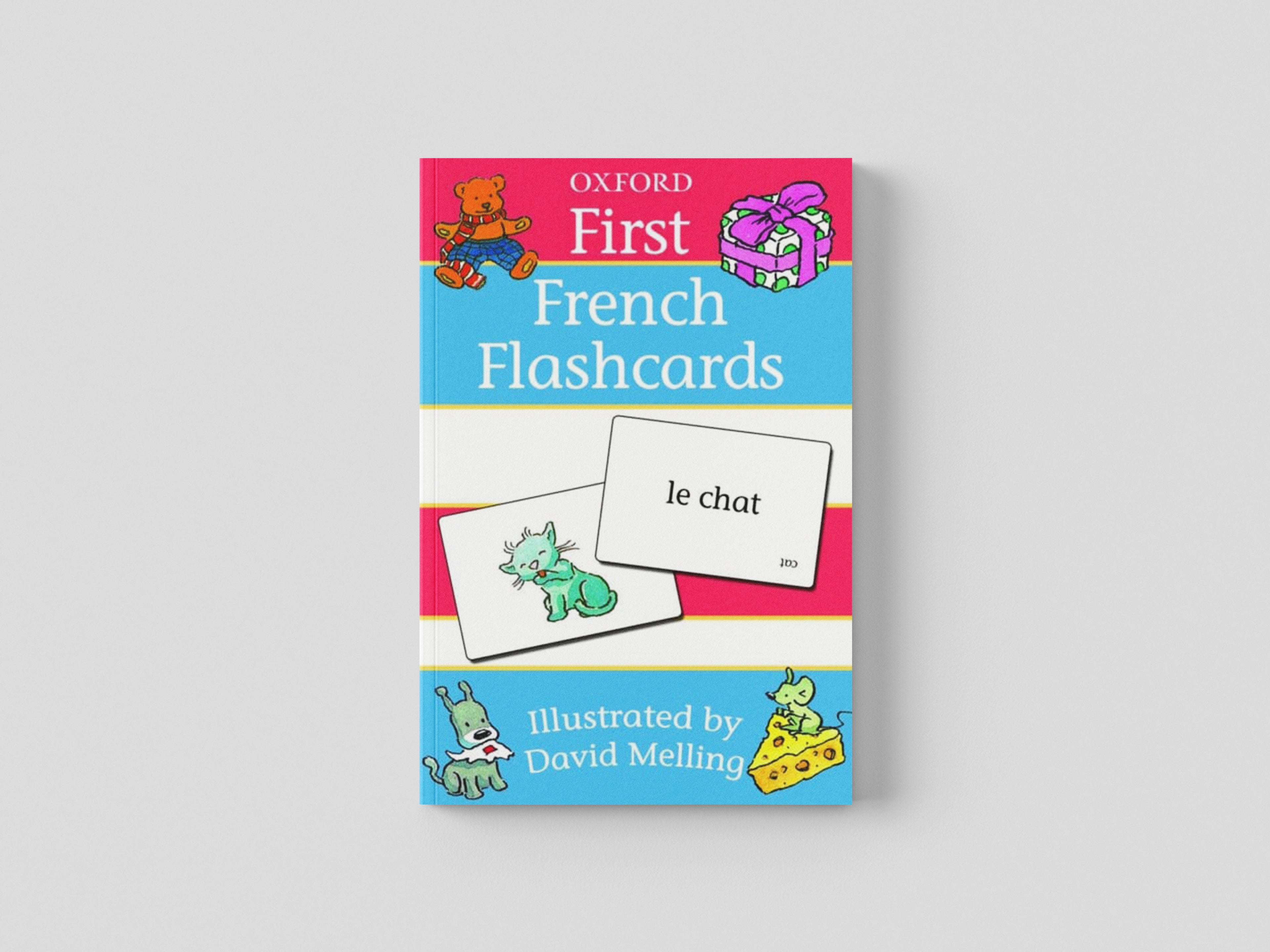Oxford First French Flashcards by David Melling; 9780199119813