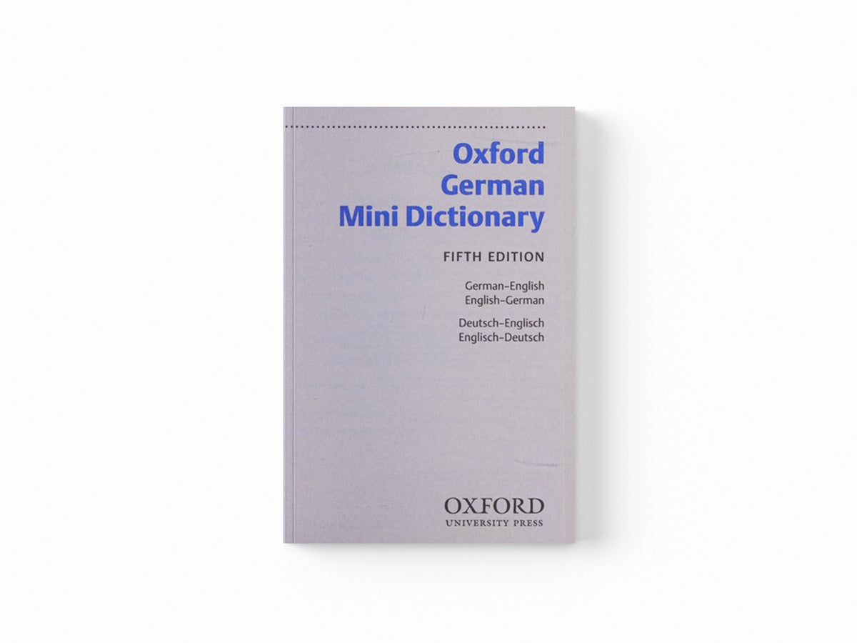 Oxford German Mini Dictionary by Oxford Languages; 9780199692668