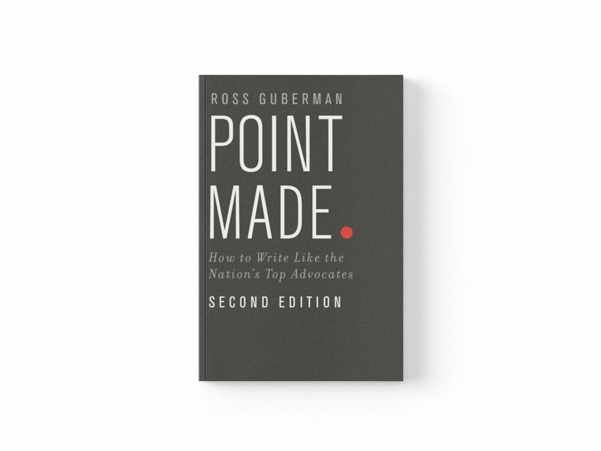 Point Made by Ross  Guberman; 9780199943852