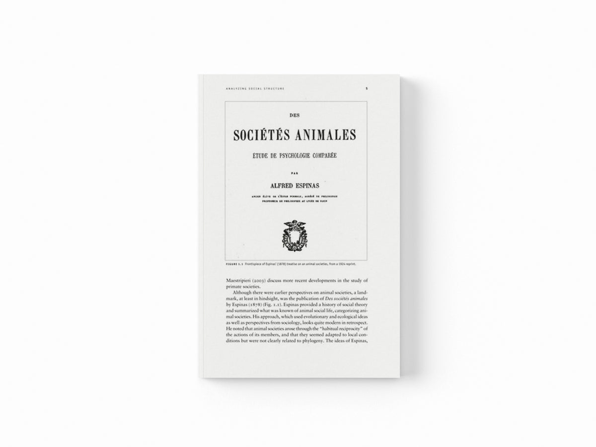 Analyzing Animal Societies by Hal Whitehead; 9780226895239