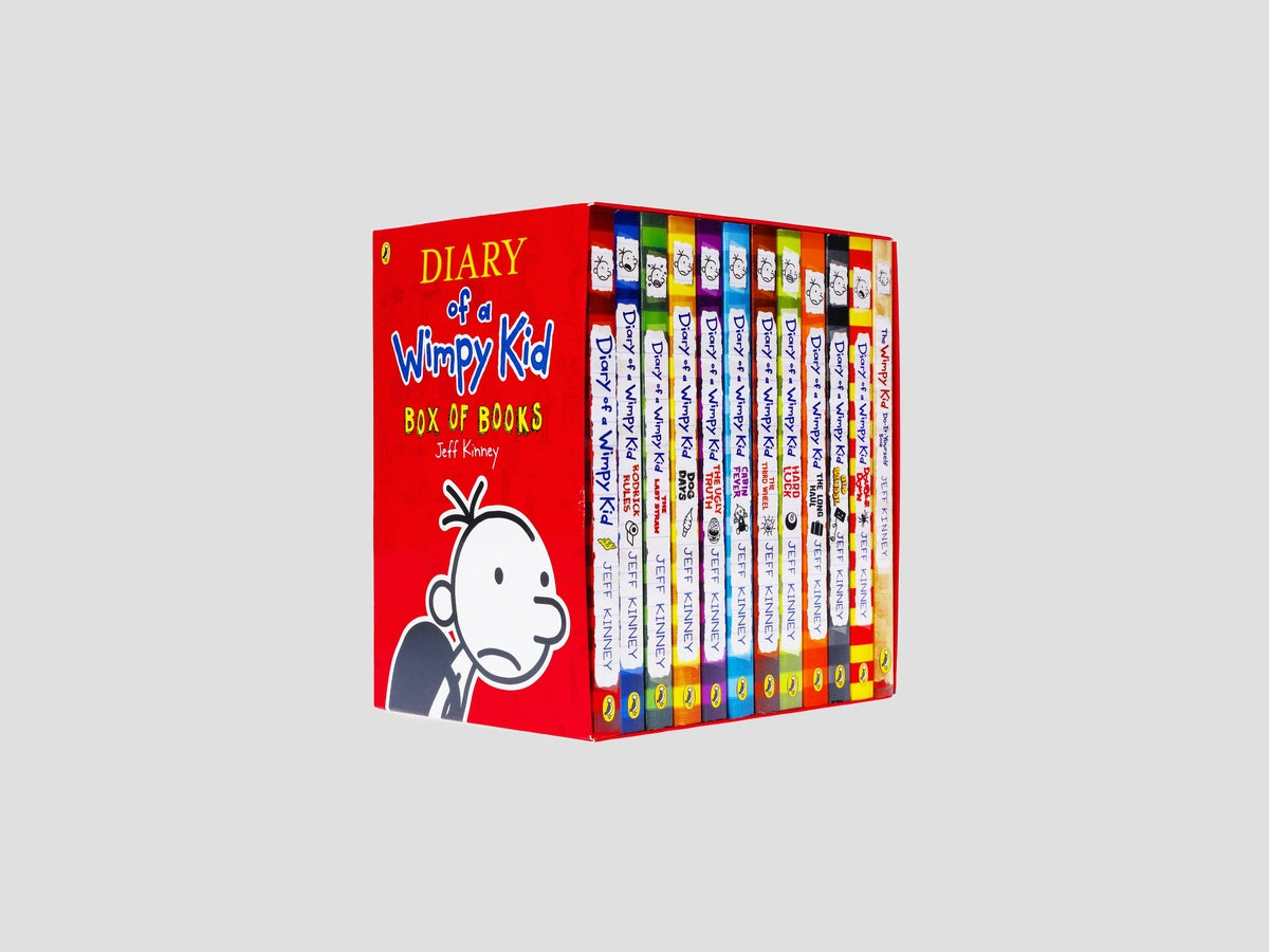 Diary of a Wimpy Kid 12 Books Collection by Jeff Kinney; 9780241351802