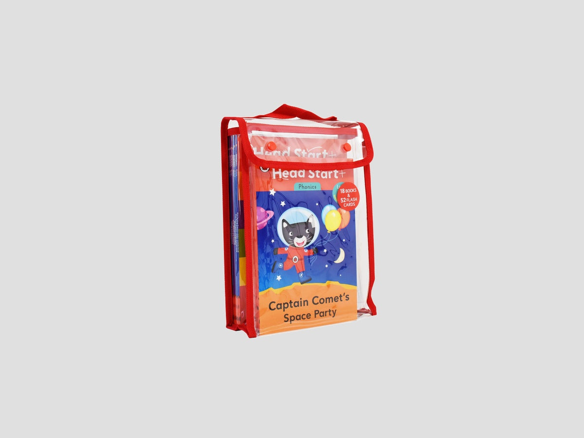 Early Learning Ladybird Head Start 18 Books & 52 Flashcards Collection - Age 4-8 by Ladybird; 9780241438602