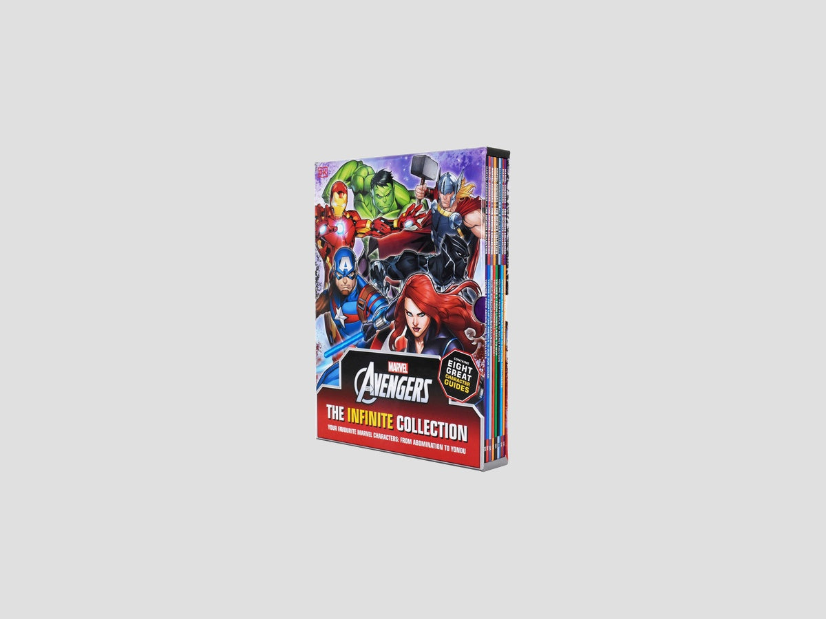 Marvel Avengers The Infinite Collection Character Guides Volume 1 - 8 Books Collection Box - Age 5-7 by Dorling Kindersley Ltd; 9780241488171