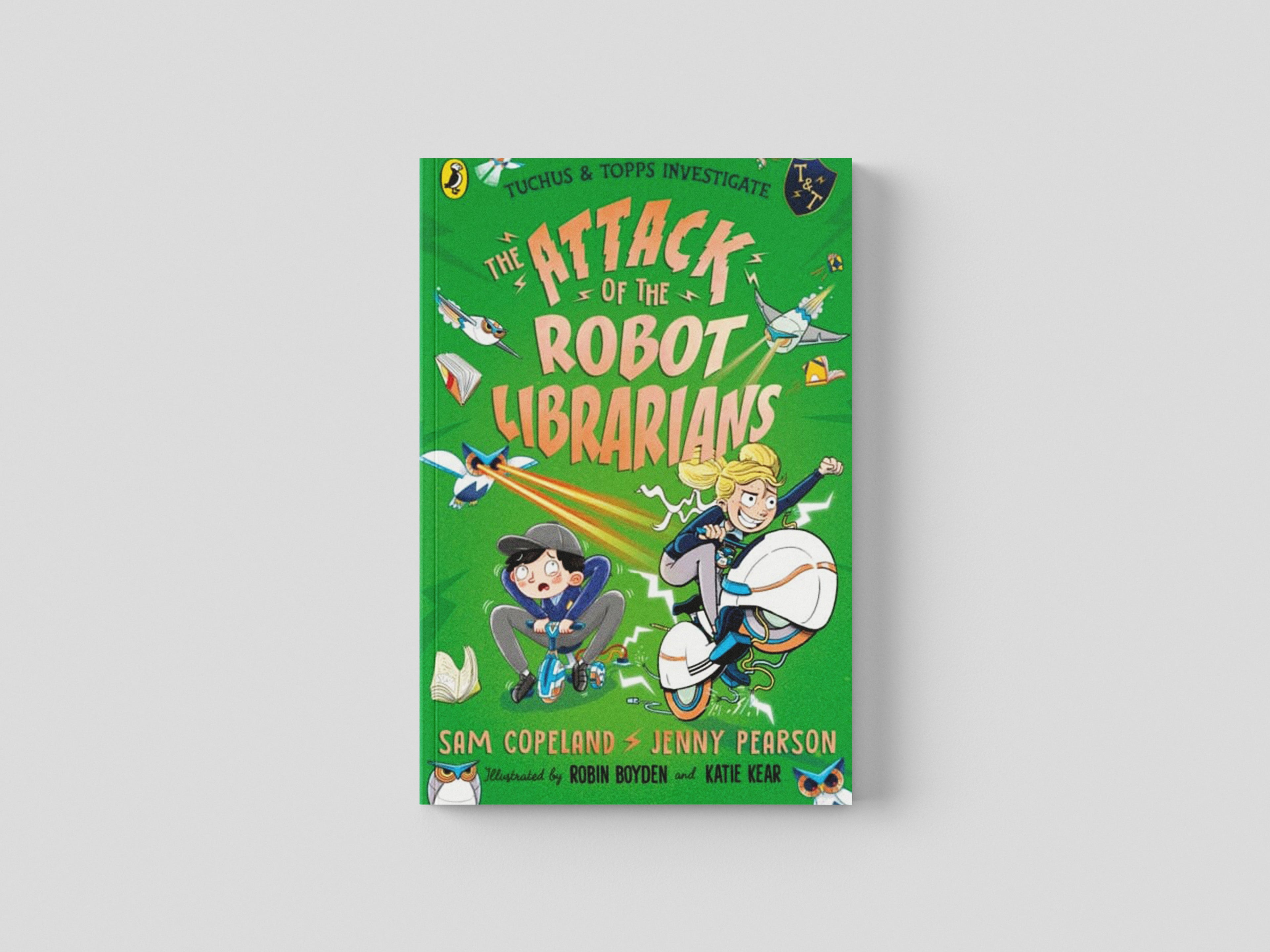 The Attack of the Robot Librarians by Sam Copeland; 9780241527054