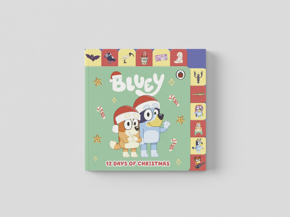 Bluey: 12 Days of Christmas Tabbed Board Book by Bluey; 9780241615409