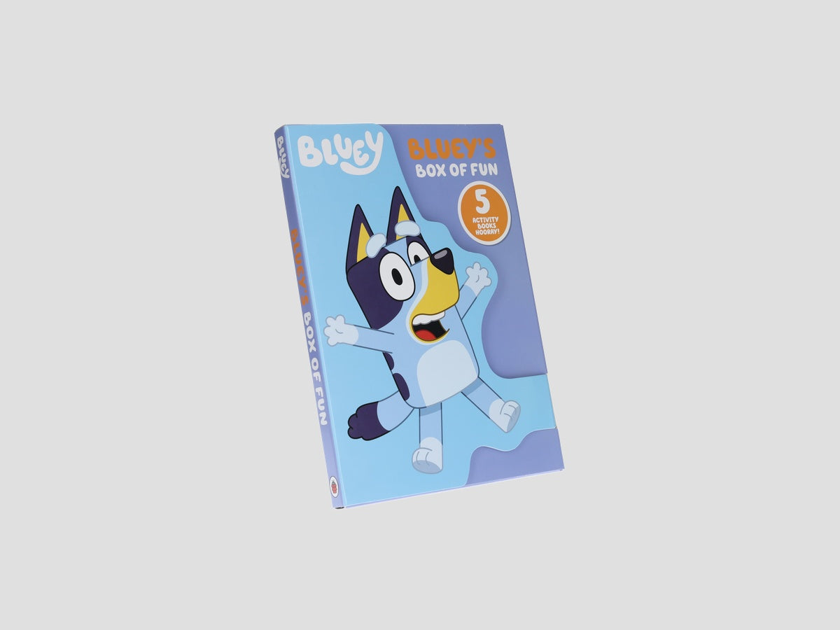 Bluey’s Box of Fun: 5 Activity Books Collection Set - Ages 3+ by Penguin; 9780241664612