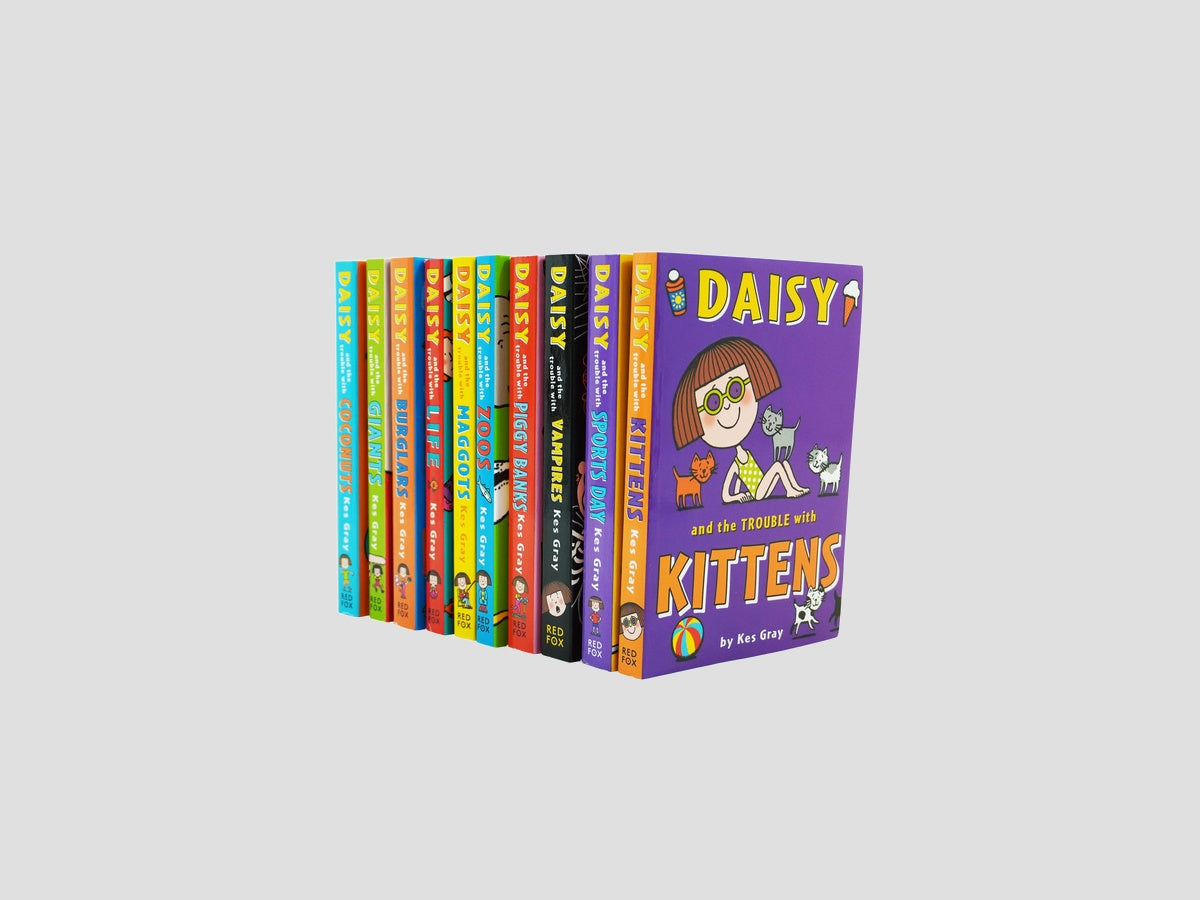 Daisy & The Trouble With Kittens 10 Books Collection Set - Ages 9-14 by Kes Gray; 9780241681527