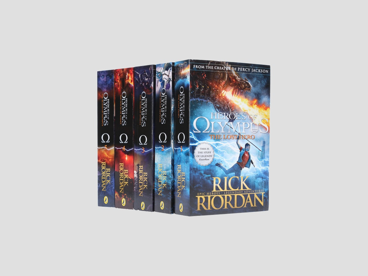 Heroes of Olympus Complete Collection 5 Books Set - Age 9-14 by Rick Riordan; 9780241733783
