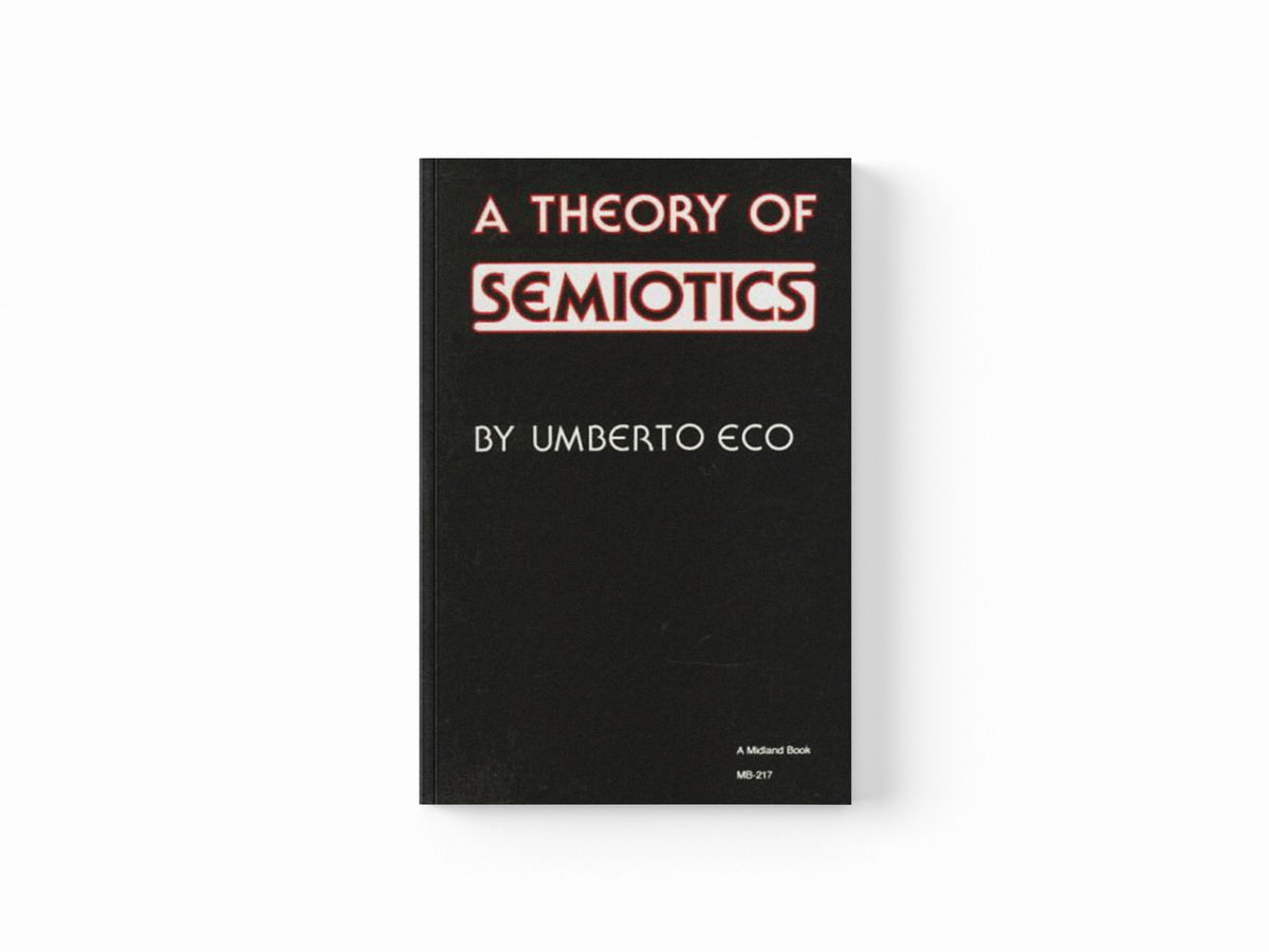 A Theory of Semiotics by Umberto Eco; 9780253202178