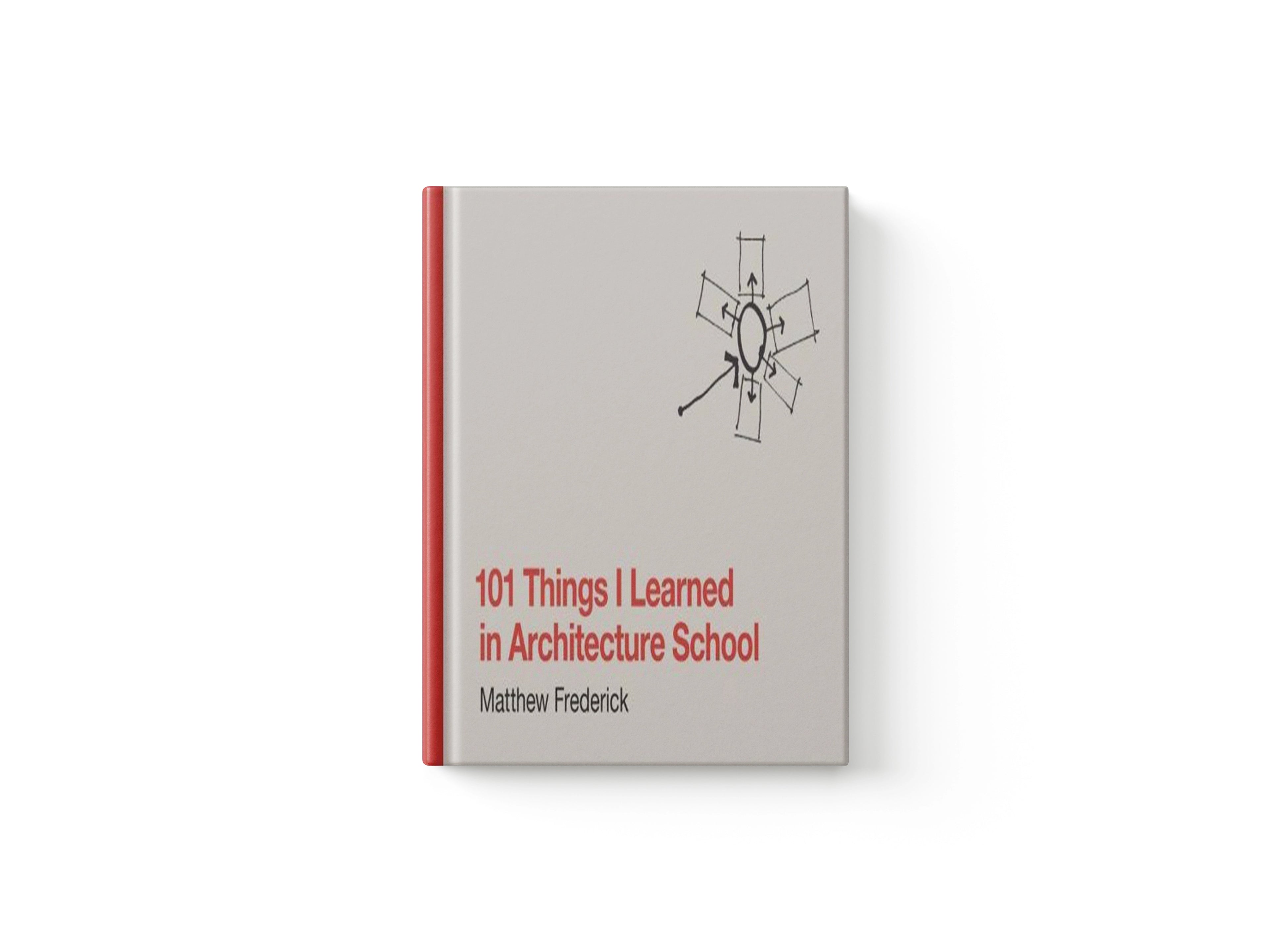 101 Things I Learned in Architecture School by Matthew (Registered Architect) Frederick; 9780262062664