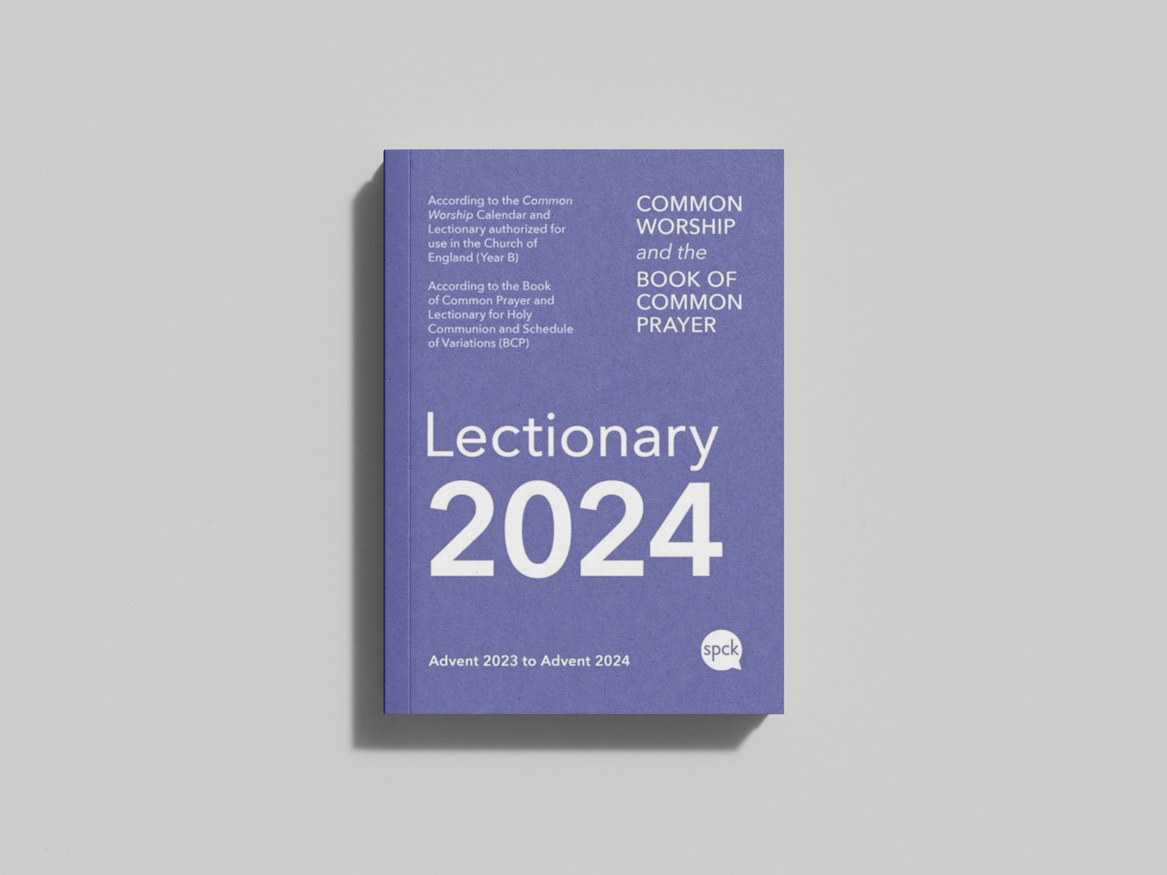 Common Worship Lectionary 2024 by SPCK Publishing; 9780281087983