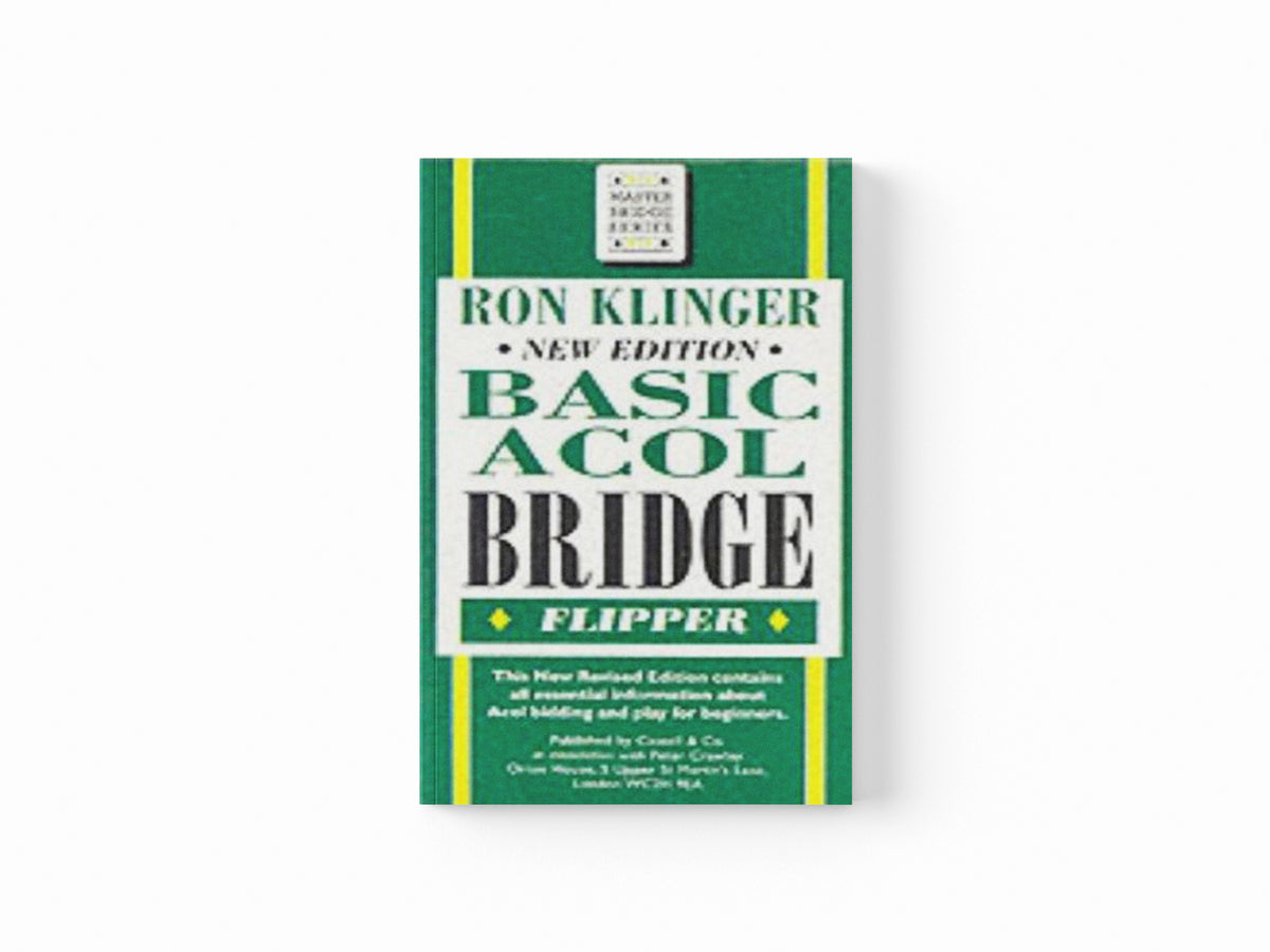 Basic Acol Bridge Flipper by Ron Klinger; 9780304362790