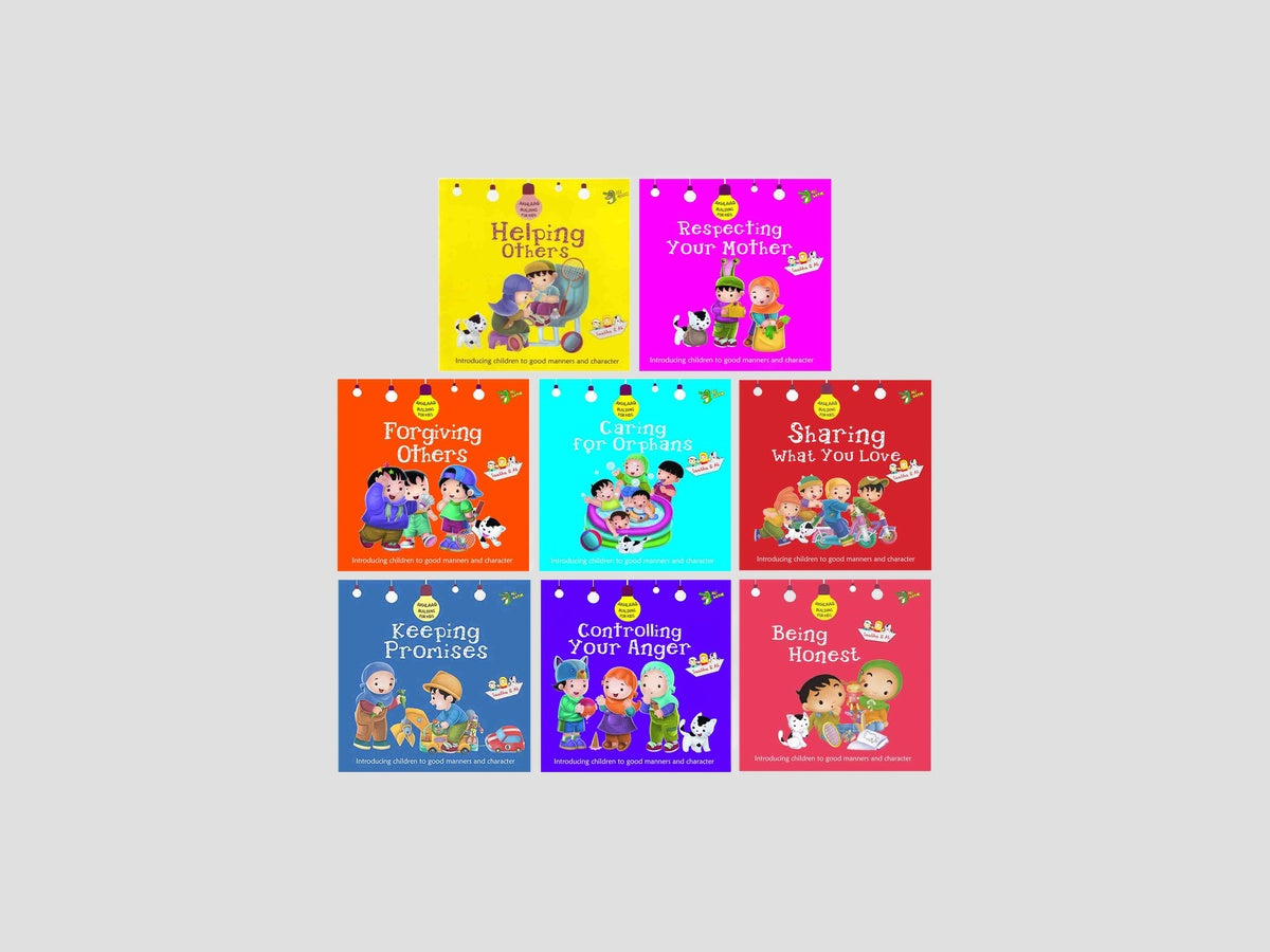 Akhlaaq Building: Good Manners and Character Series 8 Books Collection Set - Ages 2-5 by Ali Gator; 9780310260844