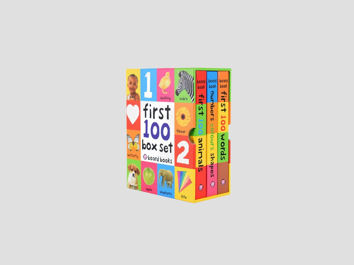 First 100 Words, Animals and Numbers Collection Age 0-5 by Priddy Books; 9780312521066
