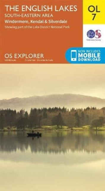 The English Lakes South-Eastern Area: Windermere, Kendal & Silverdale OS Map by Ordnance Survey; 9780319264027