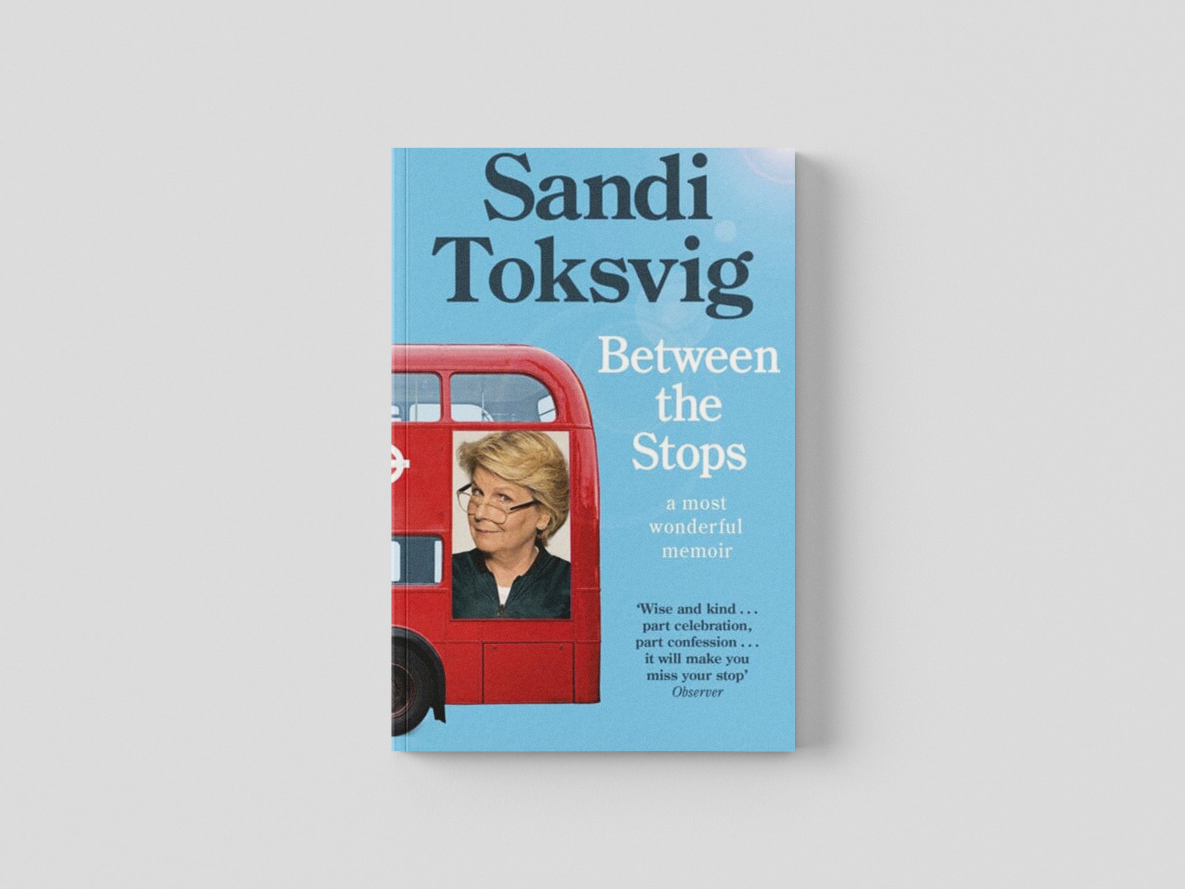 Between the Stops by Sandi Toksvig; 9780349006406
