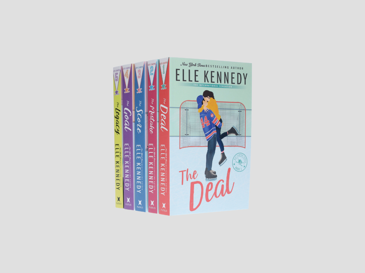 Off-Campus Series 5 Books Collection by Elle Kennedy; 9780349443560