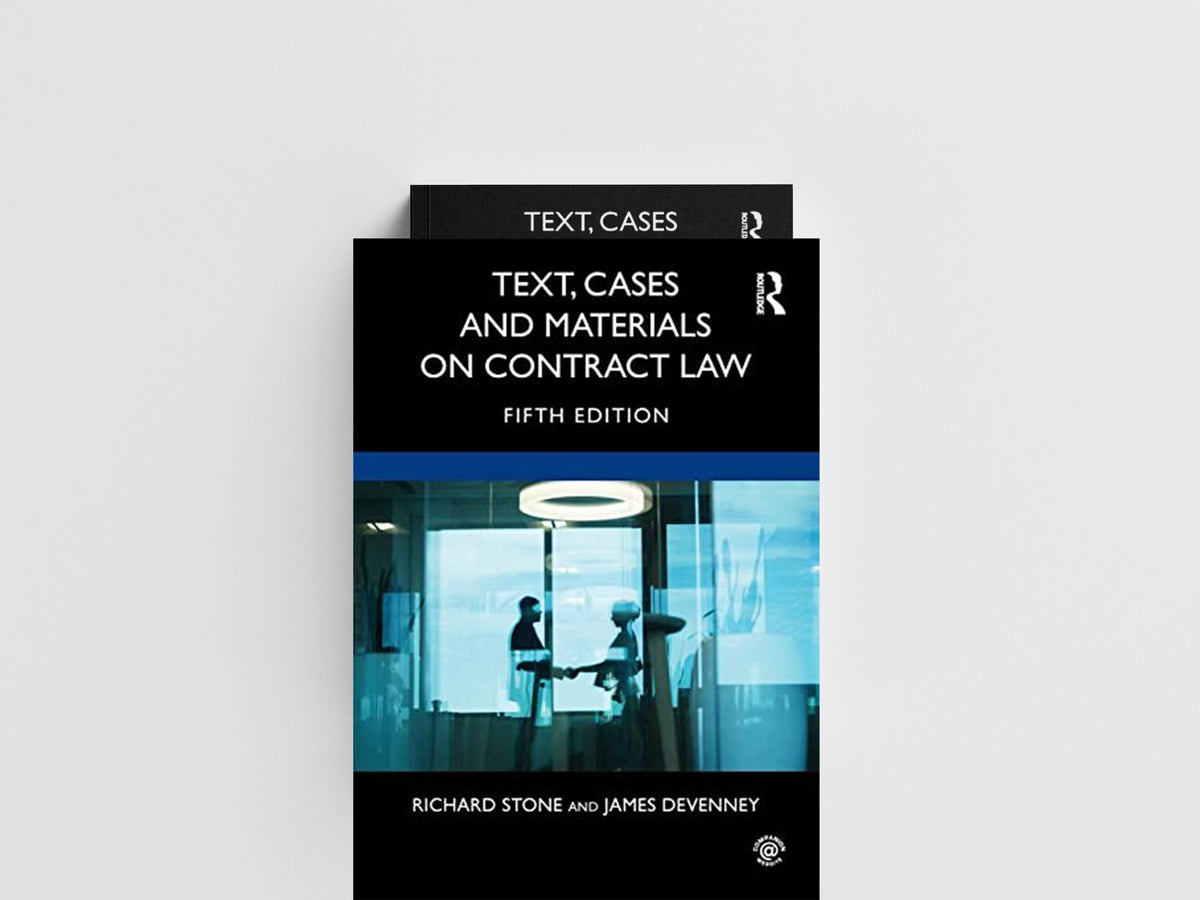 Text, Cases and Materials on Contract Law by James Devenney; Richard Stone; 9780367222956