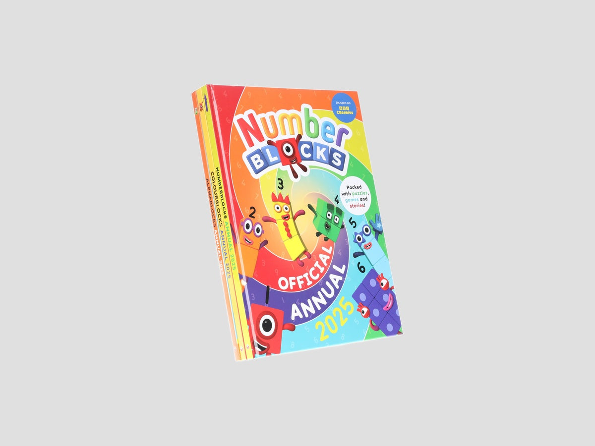 Numberblocks, Colourblocks & Alphablocks Annual 2025: Collection - Ages 3-5 by Sweet Cherry Publishing; 9780432162132