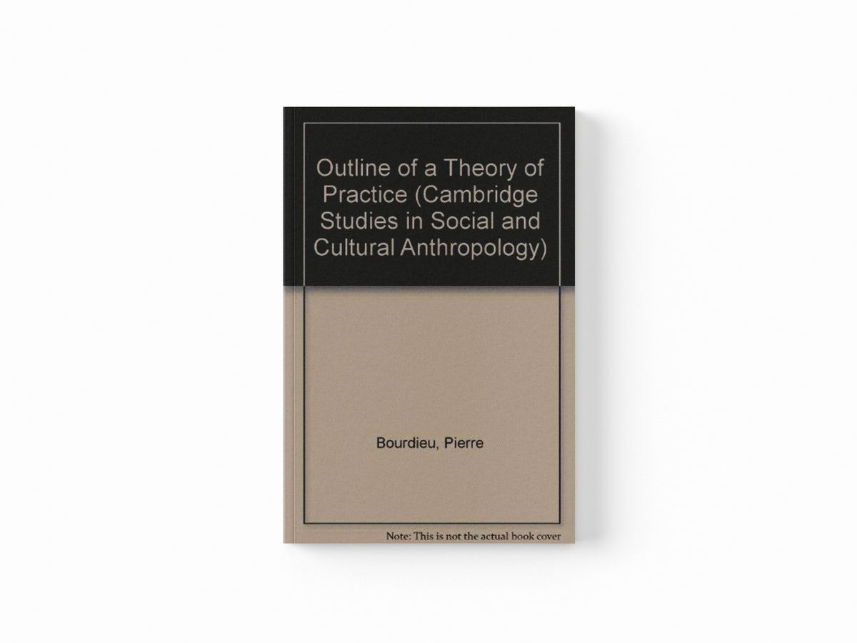 Outline of a Theory of Practice by Pierre  Bourdieu; 9780521291644
