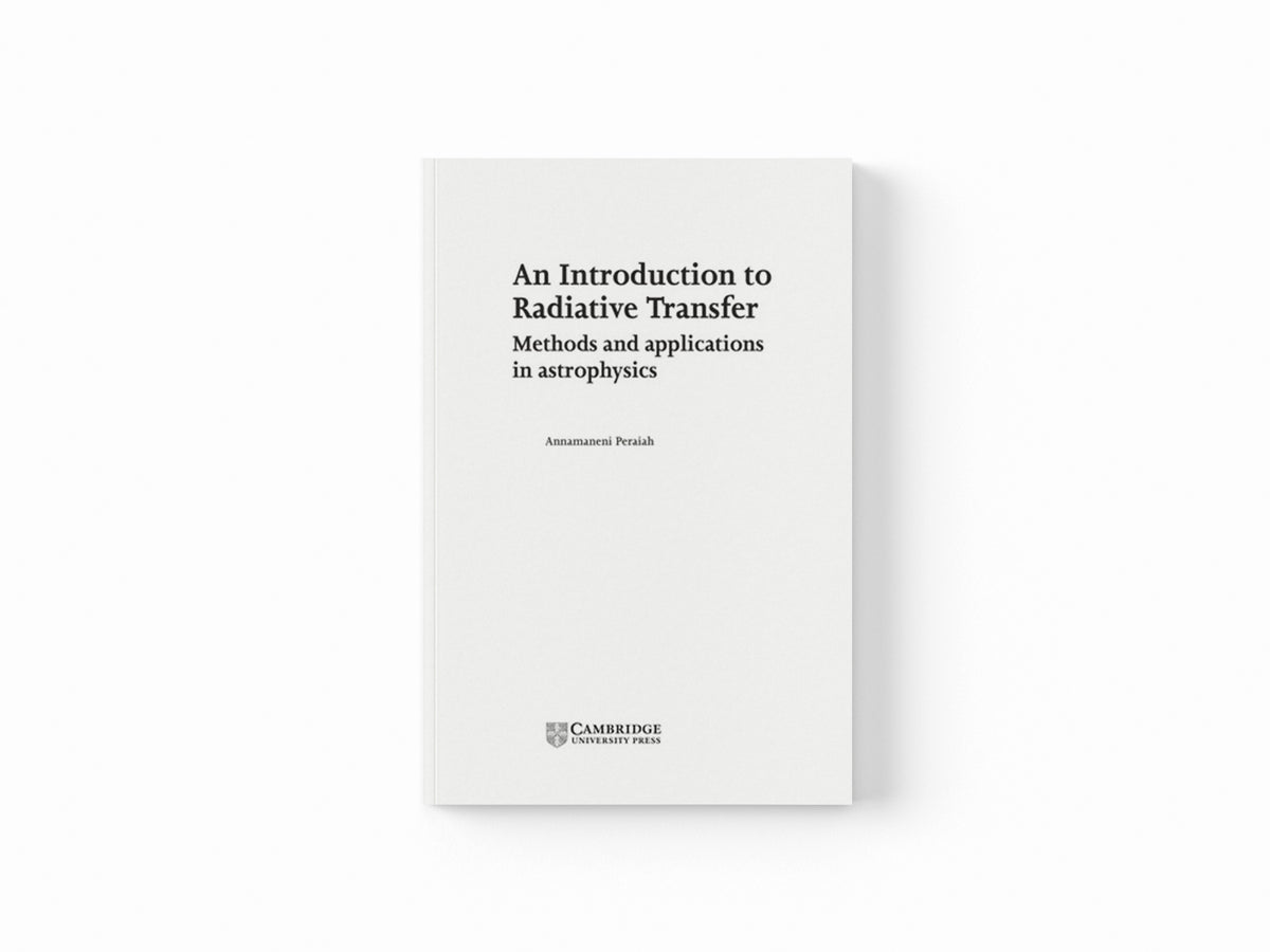 An Introduction to Radiative Transfer by Annamaneni  Peraiah; 9780521779890