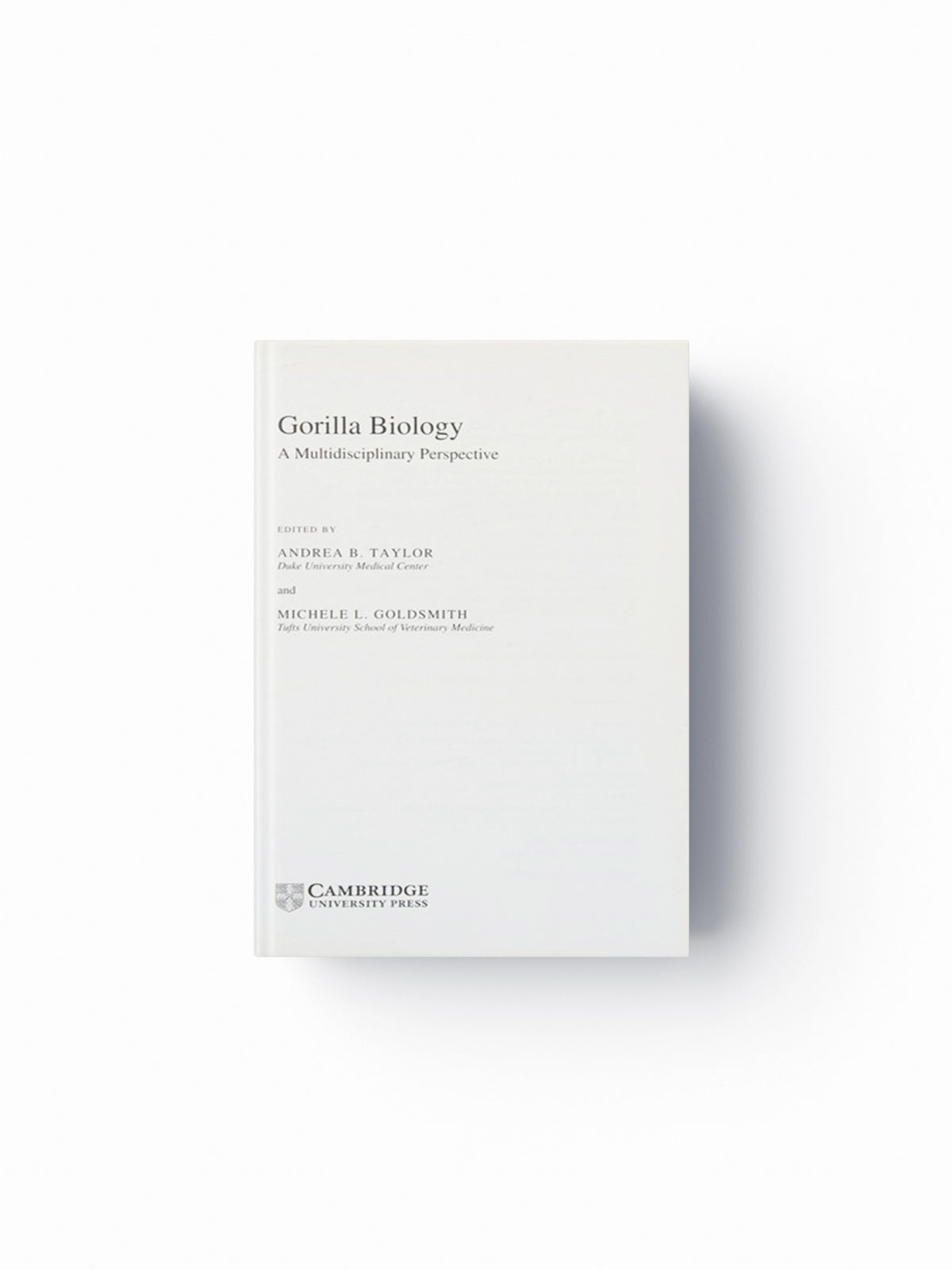 Gorilla Biology; 9780521792813