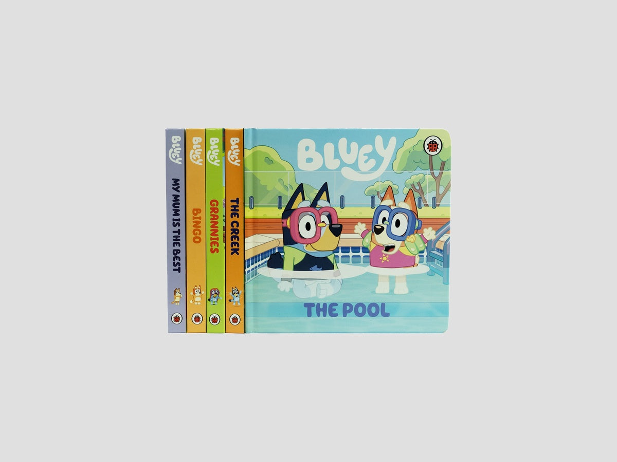 Bluey 5 Board Books Collection by Ladybird; 9780560536089
