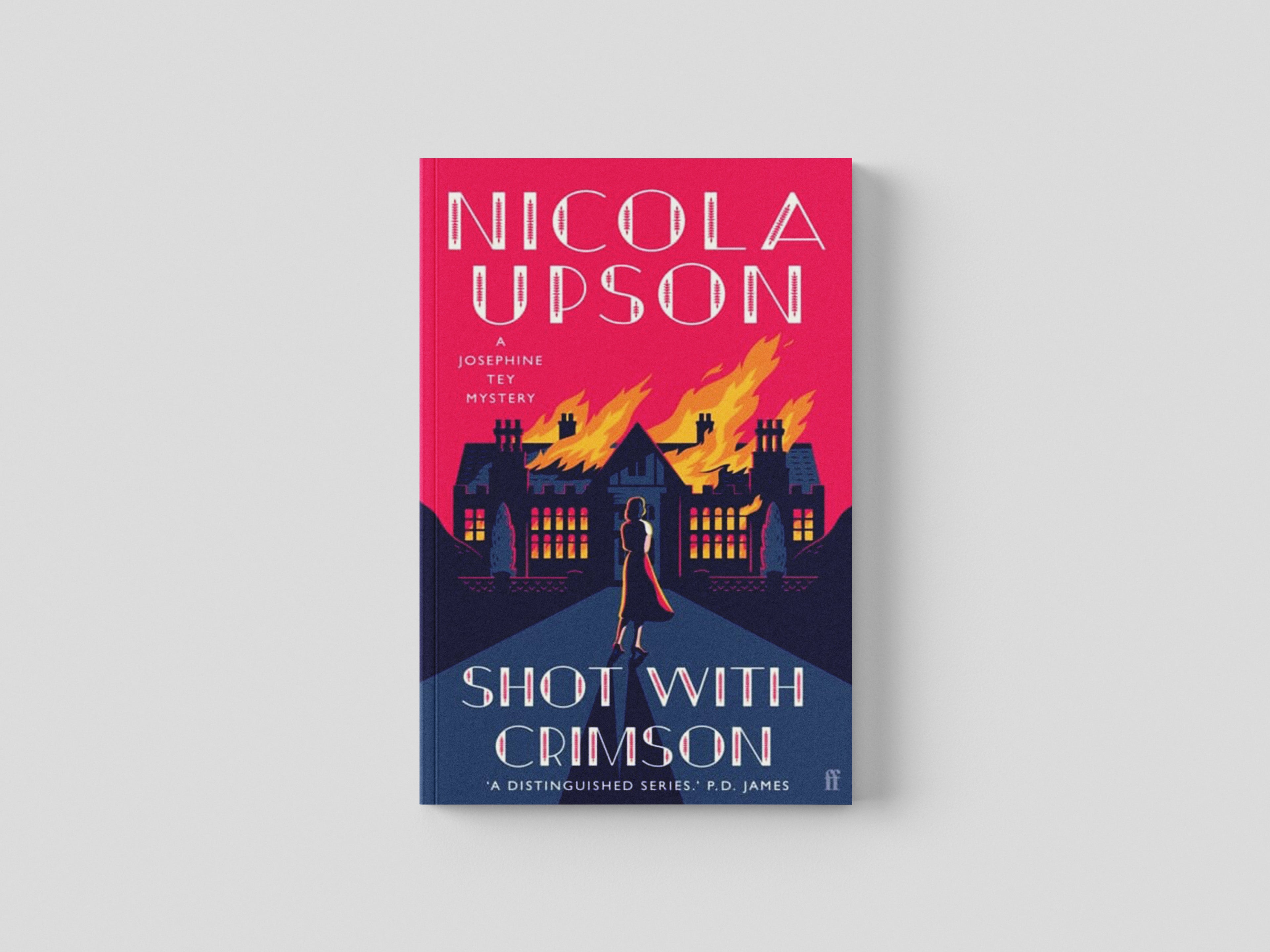 Shot with Crimson : An evocative murder mystery plays out on the set of Hitchcock's Rebecca by Nicola Upson; 9780571373673