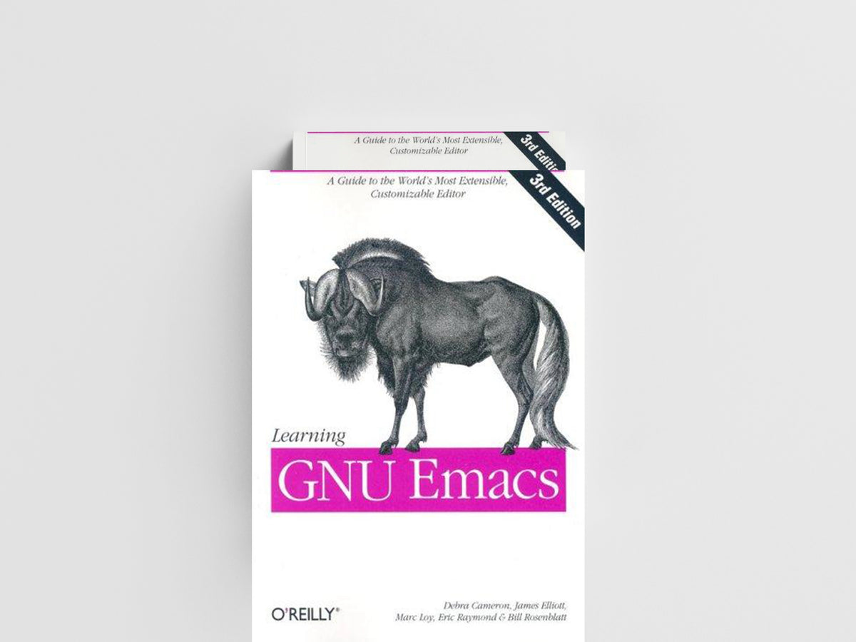 Learning GNU Emacs 3e by Debra Cameron; 9780596006488
