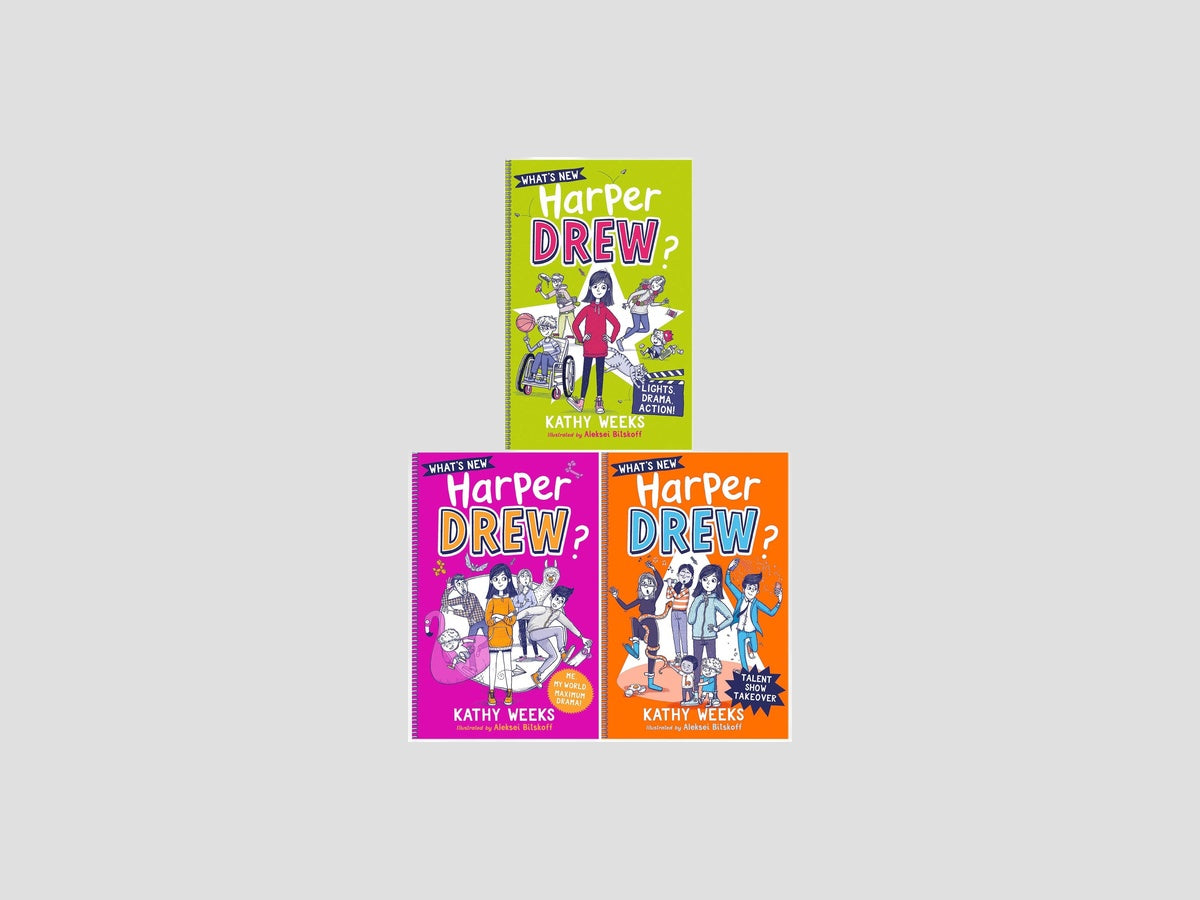 What's New, Harper Drew? Series 3 Books Collection by Hachette; 9780629723740