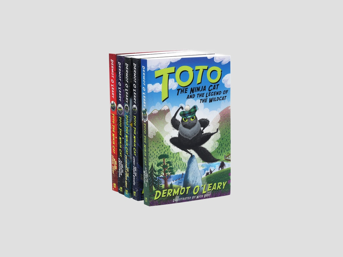 The Toto the Ninja Cat Series 5 Books Collection by Hodder & Stoughton; 9780678457108