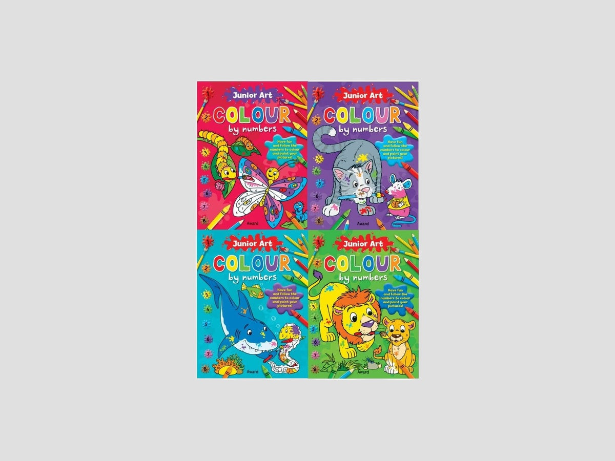 Junior Art Colour By Numbers Collection by Award Publications Ltd; 9780678457276