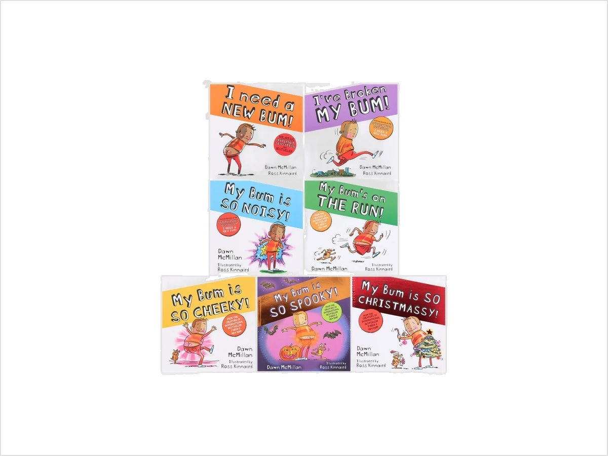 New Bum Series 7 Books Collection Set - Ages 2-6