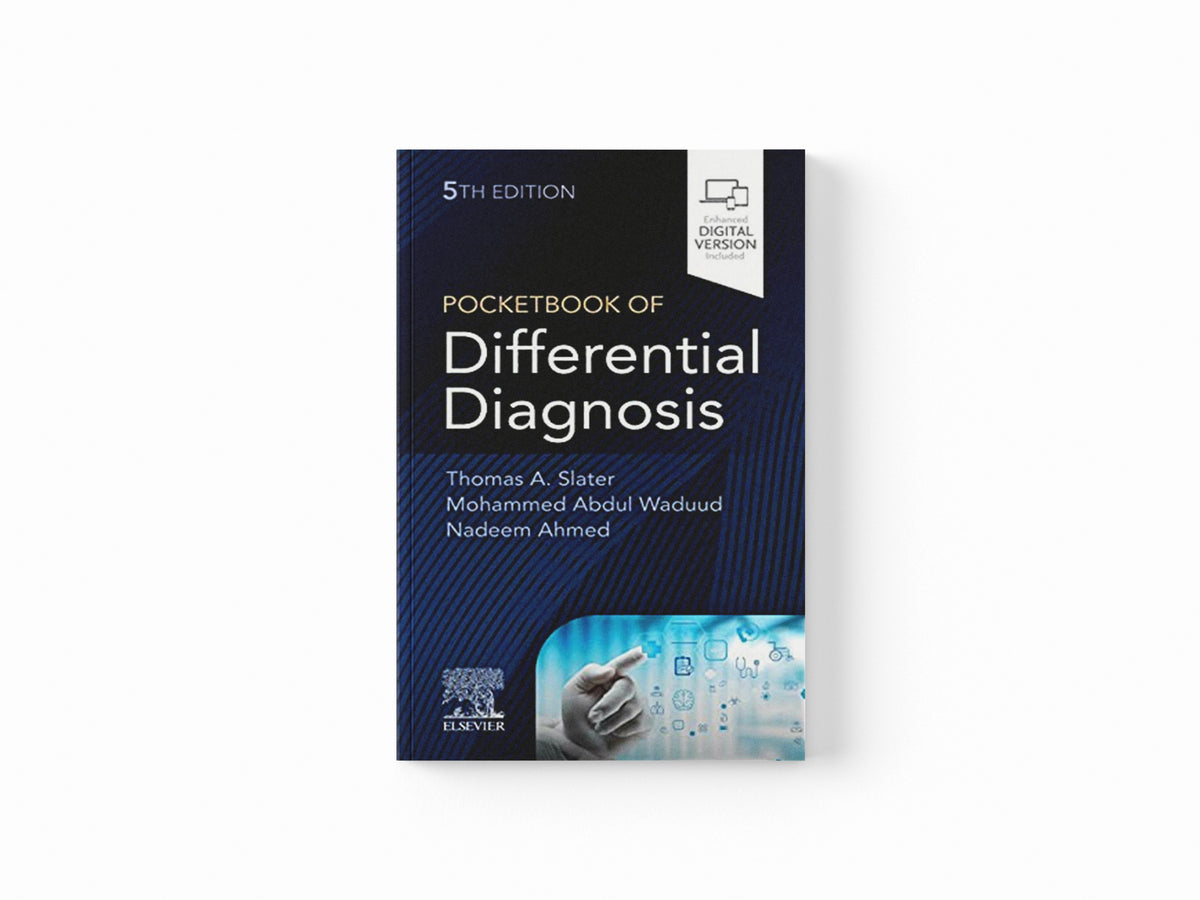 Pocketbook of Differential Diagnosis by Mohammed Abdul, BSc, MBChB, MSc, MRCS, PgCert Health Research  Waduud; Thomas A, MBBS, MRCP Slater; Nadeem, BSc  MSc (Imaging) MBChB Ahmed; 9780702077777
