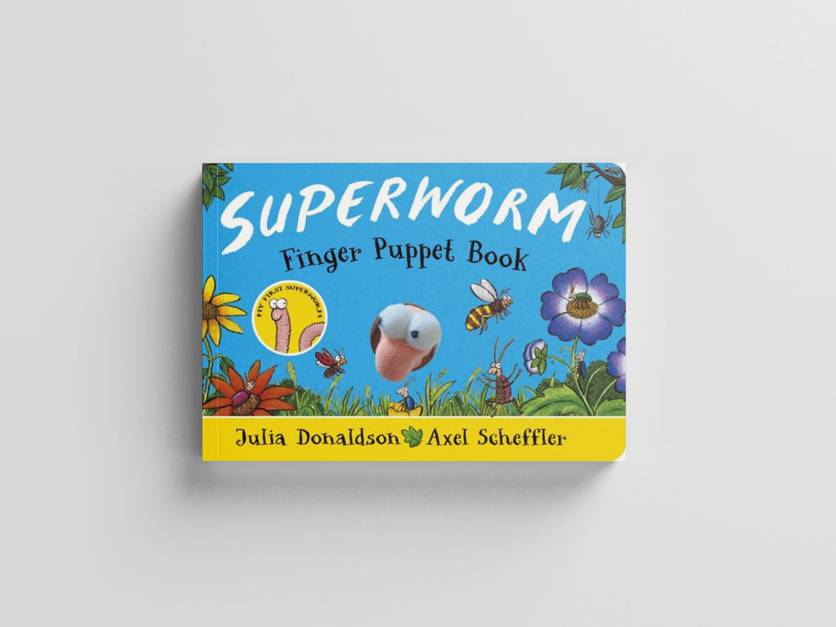 Superworm Finger Puppet Book - the wriggliest, squiggliest superhero ever! by Julia Donaldson; 9780702313691