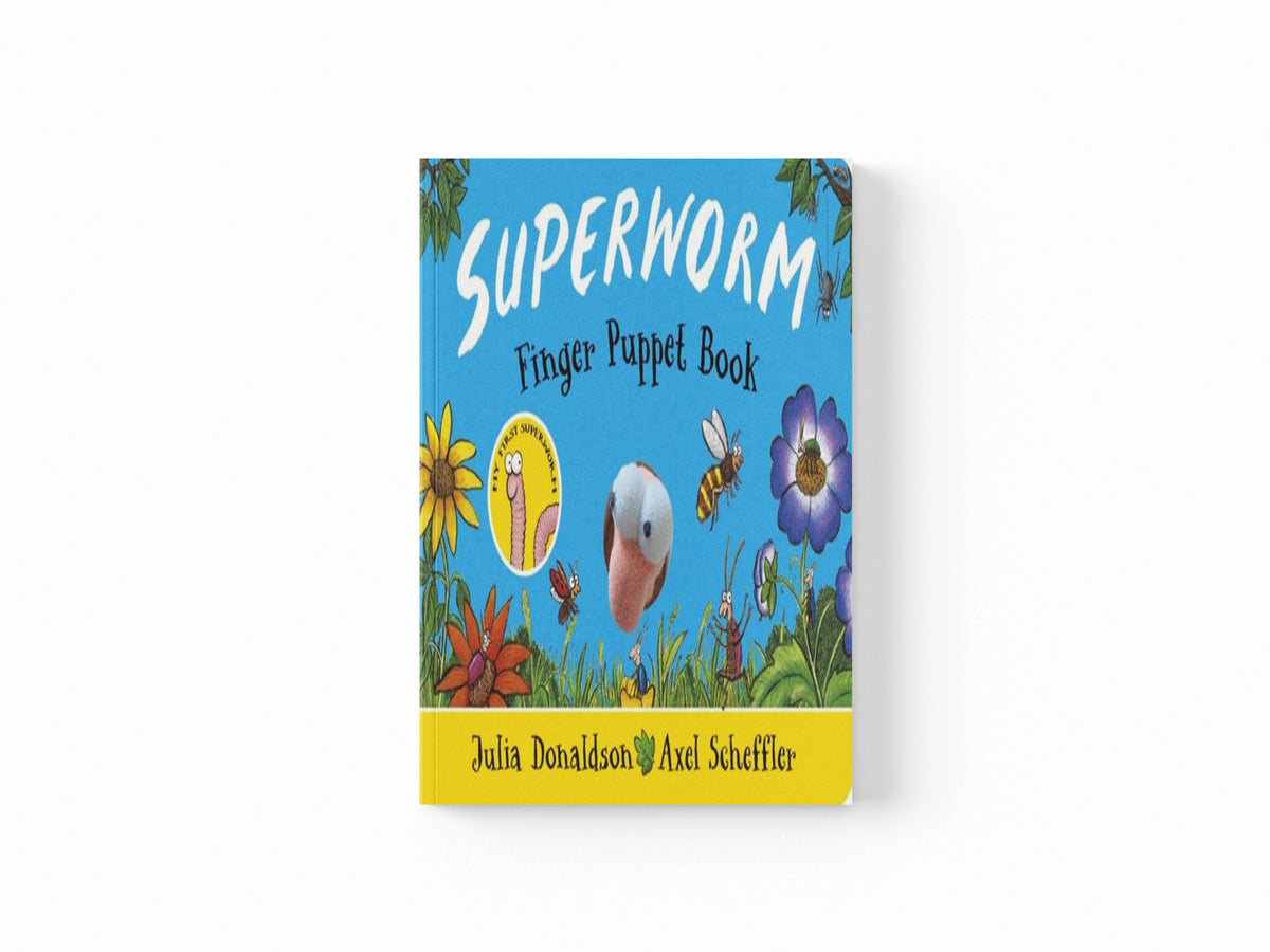 Superworm Finger Puppet Book - the wriggliest, squiggliest superhero ever!