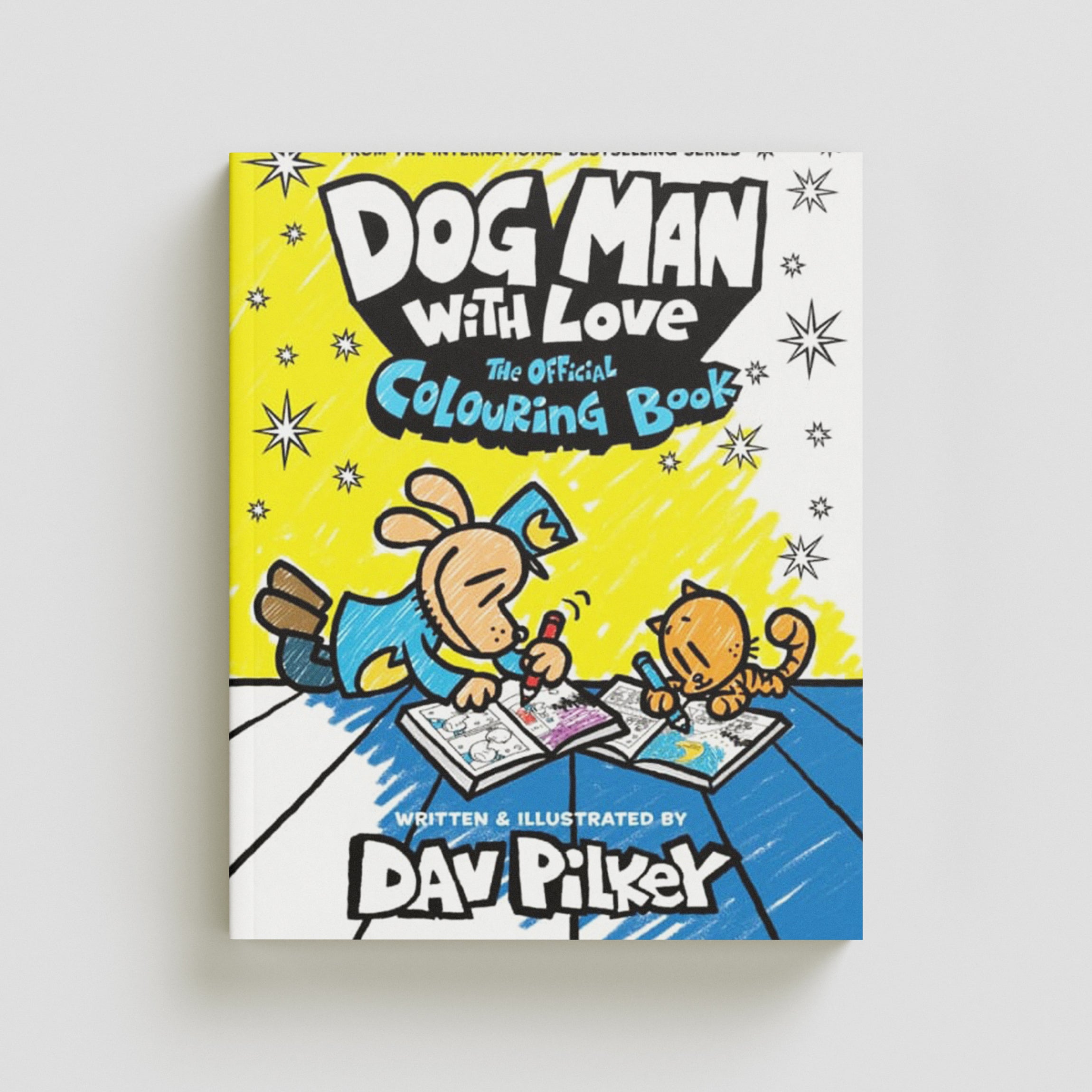 Dog Man With Love: The Official Colouring Book by Dav Pilkey; 9780702330148