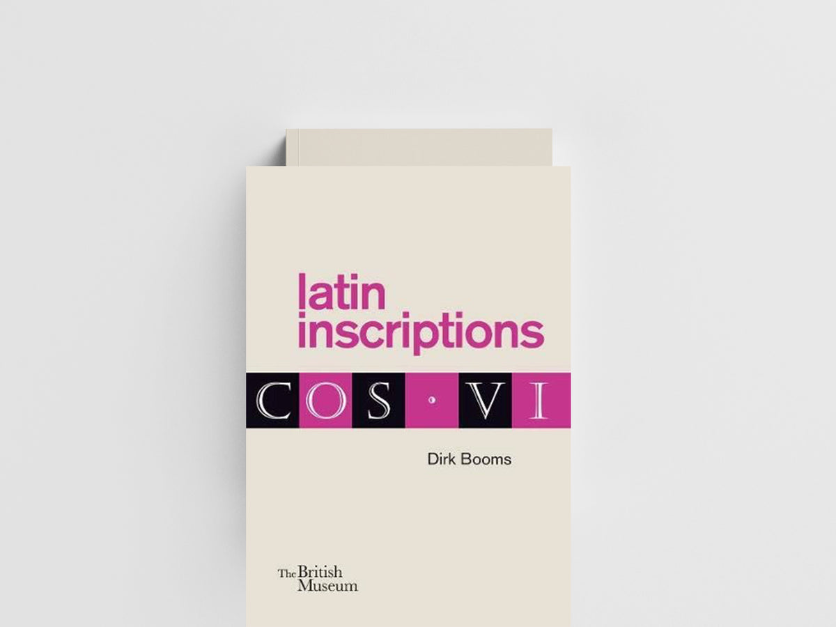 Latin inscriptions by Dirk Booms; 9780714122885