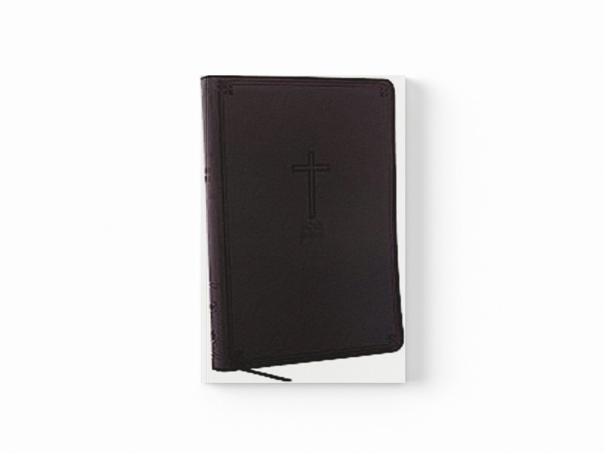 NKJV, Value Thinline Bible, Large Print, Charcoal Leathersoft, Red Letter, Comfort Print by Thomas Nelson; 9780718075583