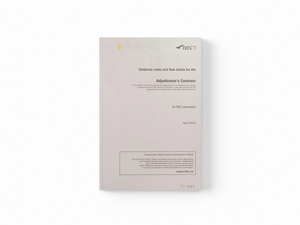 NEC3 Engineering and Construction Contract Flow Charts; 9780727759054