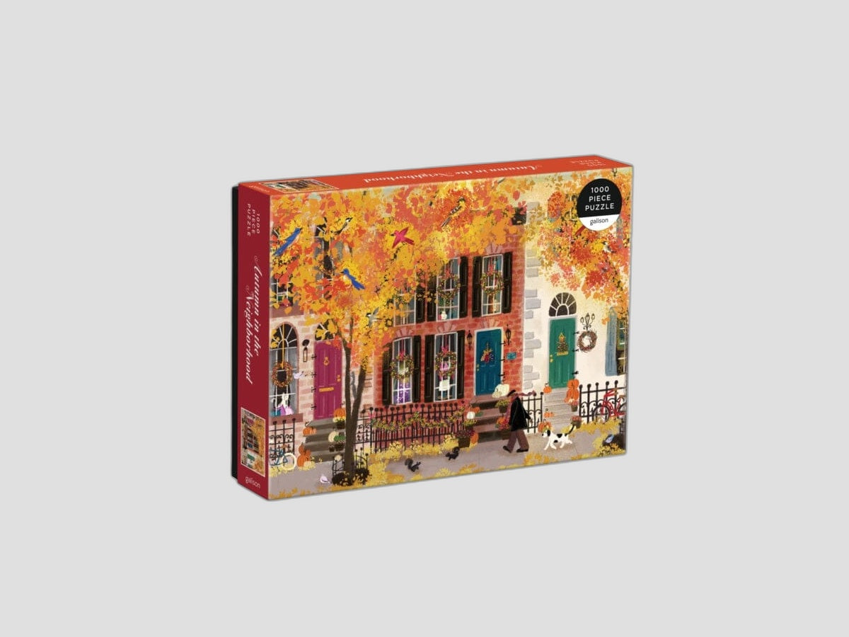 Autumn in the Neighborhood 1000 Piece Puzzle by Galison; 9780735375284