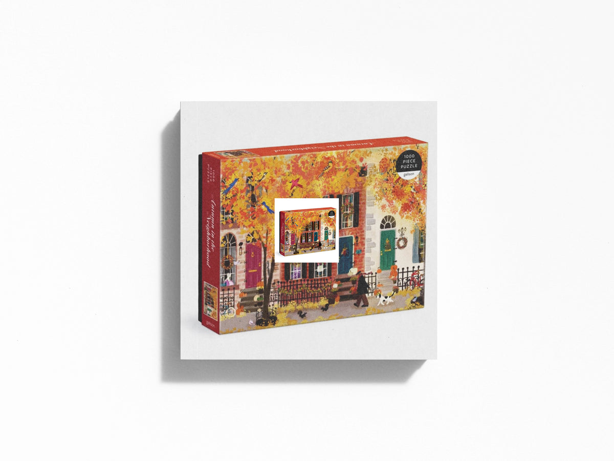 Autumn in the Neighborhood 1000 Piece Puzzle