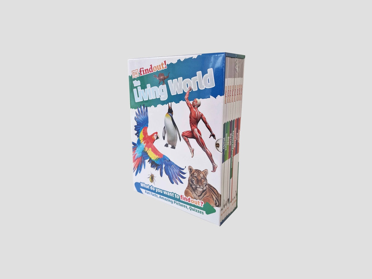 DKfindout!: The Living World Collection 8 Books Box Set - Ages 6-9 by DK Children; 9780744020625
