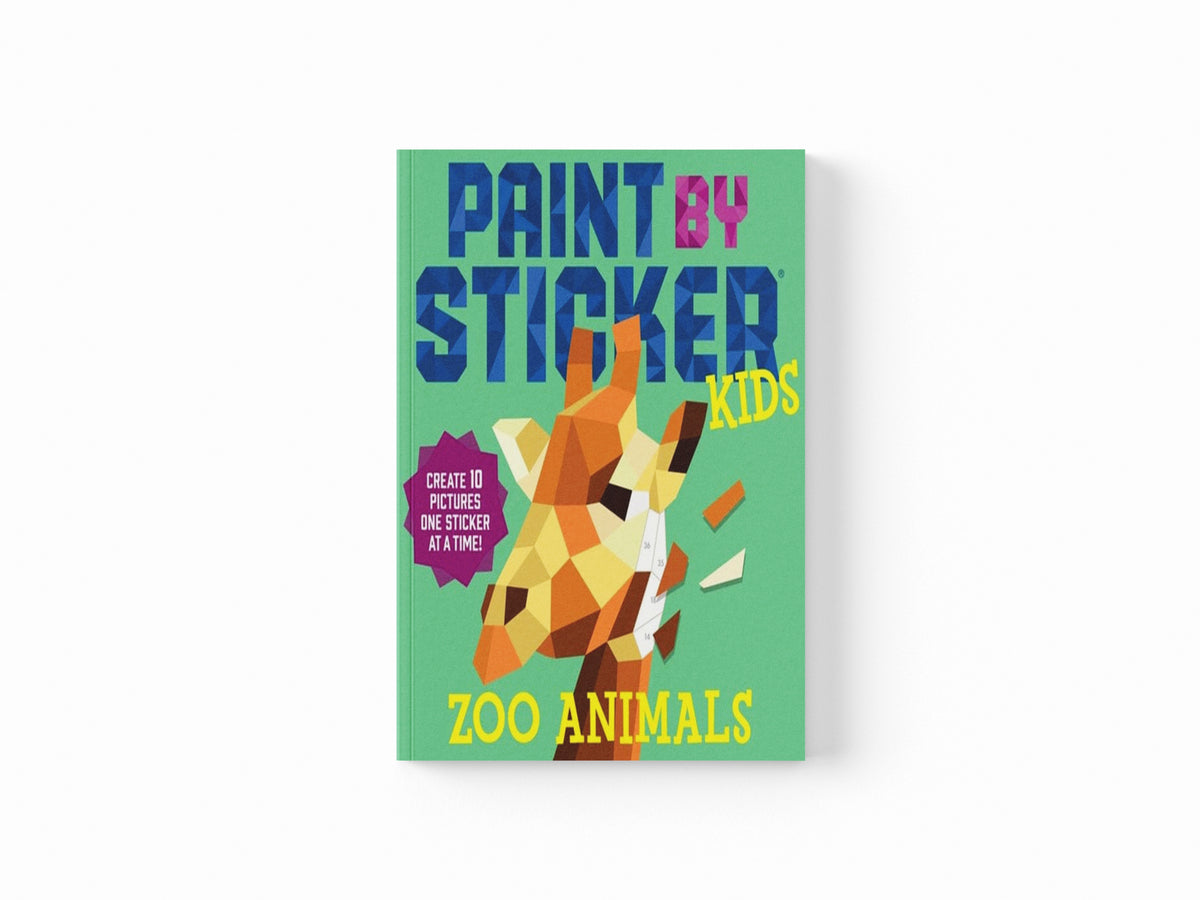 Paint by Sticker Kids: Zoo Animals