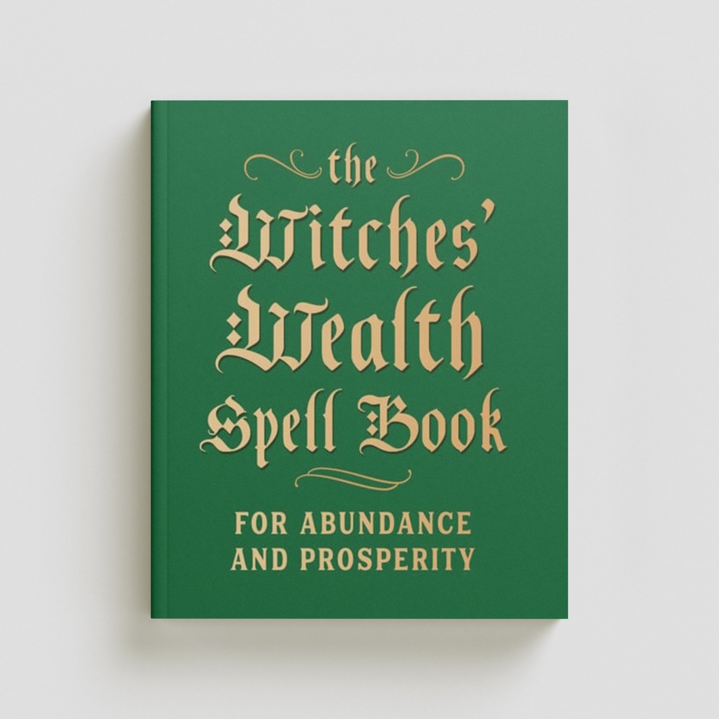 The Witches' Wealth Spell Book by Cerridwen Greenleaf; 9780762499434